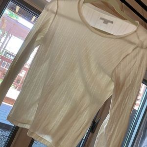 basic cream american eagle top